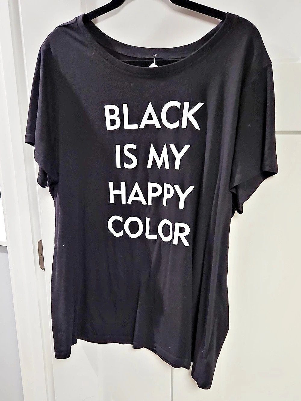 TORRID Black Is My Happy Color Graphic Tee Black Size 3x